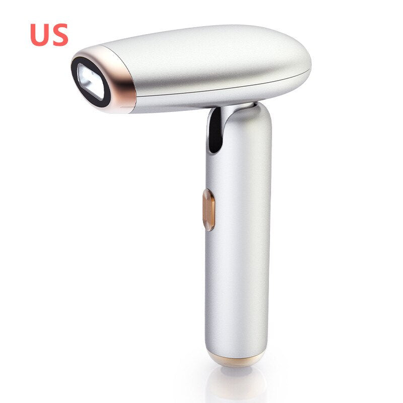 Fold Handheld Photon Flash Laser Depilatory 5 Gears Adjustable No Pain Rejuvenation Hair Removal Skin Beauty Machine