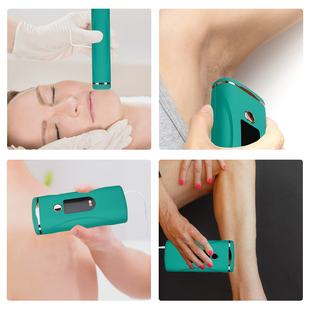 HailiCare Freezing Point Laser Hair Removal Instrument Painless Hair Removal Instrument Home Whole Body Hair Removal Instrument Portable Beauty Instrument