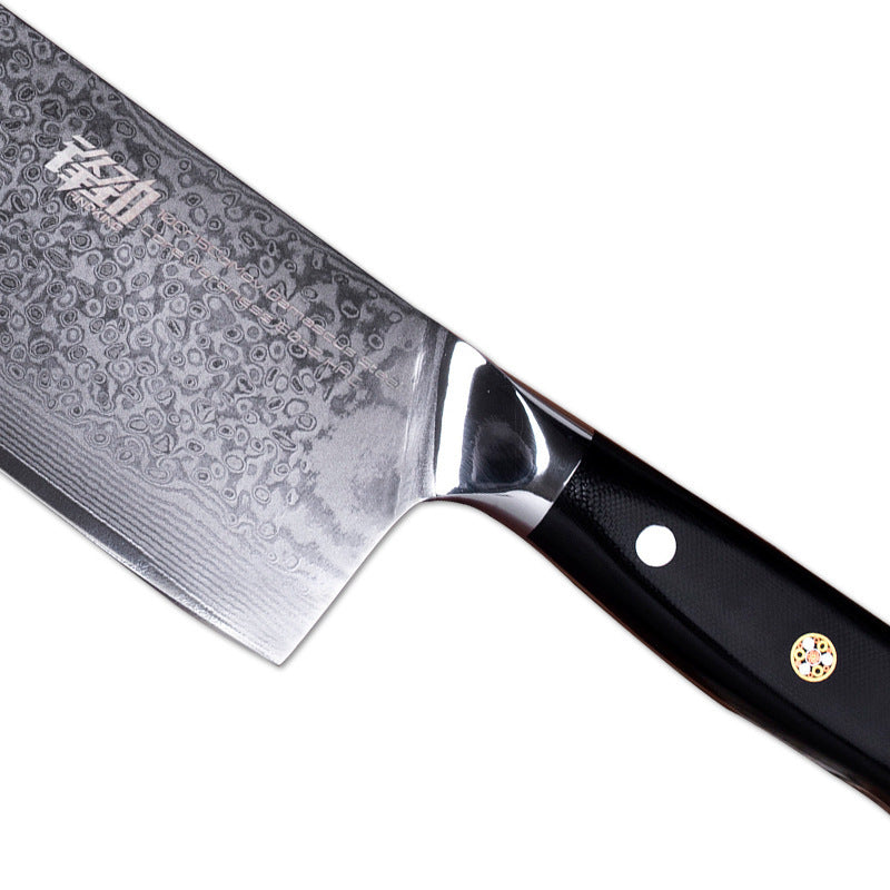 FINDKING 7 Inch Damascus Kitchen Knife Household Slicing Knife Chef Special Knife