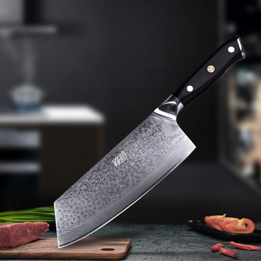 FINDKING 7 Inch Damascus Kitchen Knife Household Slicing Knife Chef Special Knife