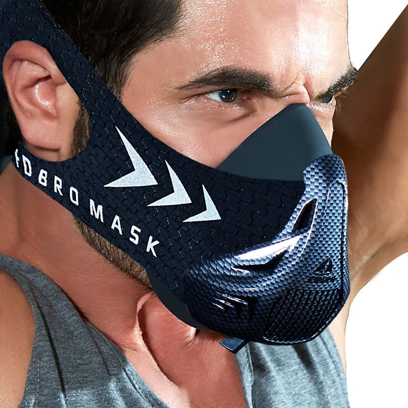 FDBRO Sports Running Mask Training Fitness Gym Workout Cycling Elevation High Altitude Training Conditioning Sport Masks 3.0