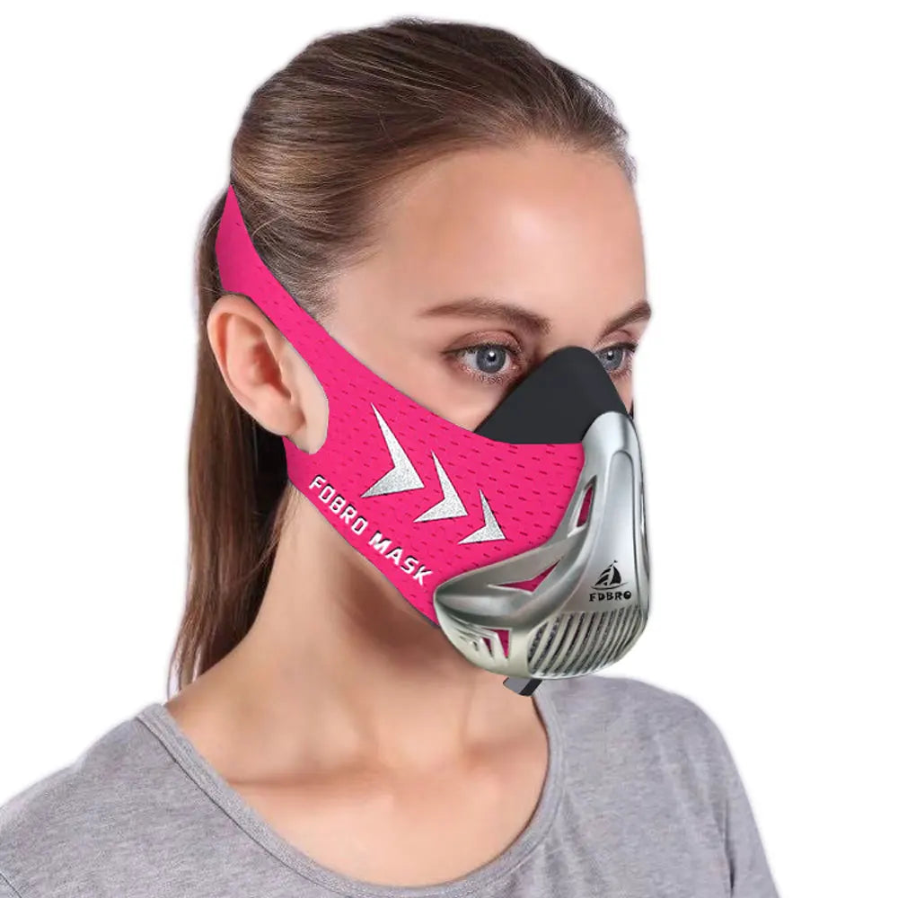 FDBRO Sports Running Mask Training Fitness Gym Workout Cycling Elevation High Altitude Training Conditioning Sport Masks 3.0