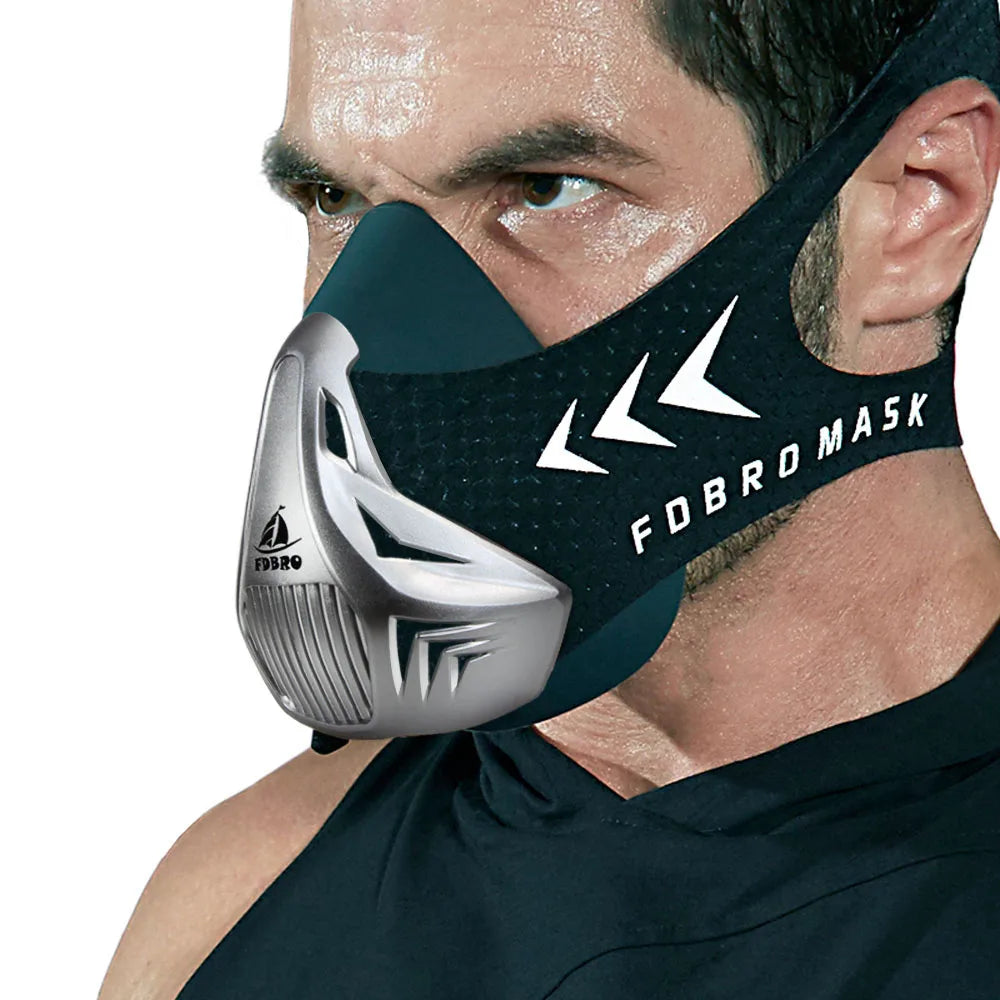 FDBRO Sports Running Mask Training Fitness Gym Workout Cycling Elevation High Altitude Training Conditioning Sport Masks 3.0